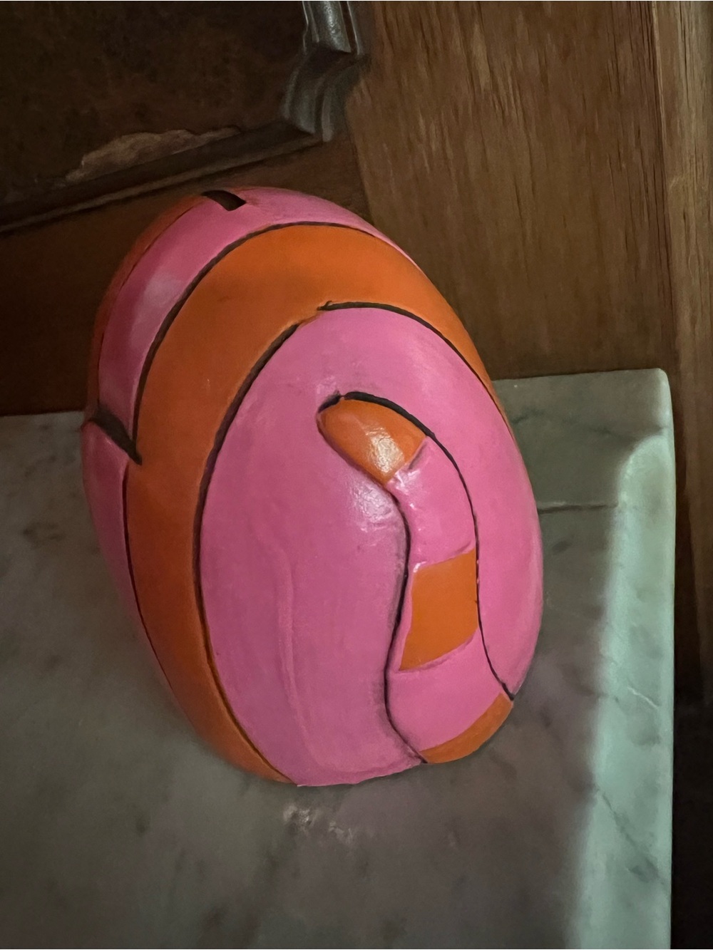 vintage cat papier-mâché cat coin bank 1960s cat art 70s decor - Picture 4 of 6